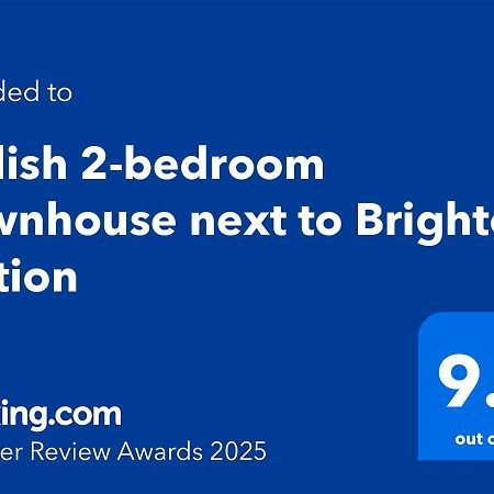 Stylish 2-Bedroom Townhouse Next To Brighton Station Extérieur photo