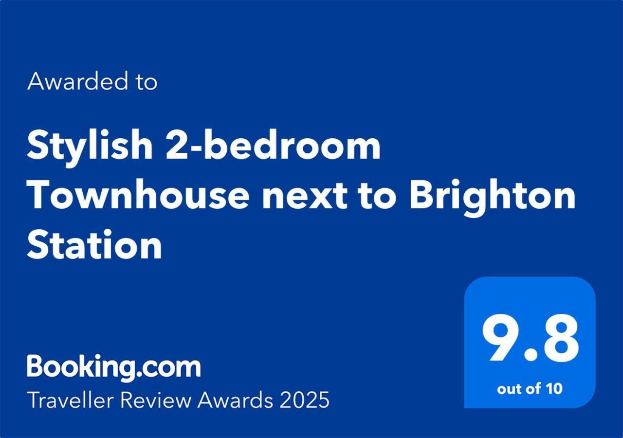 Stylish 2-Bedroom Townhouse Next To Brighton Station Extérieur photo